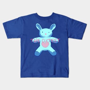 The cutest bunny blue and pink Kids T-Shirt